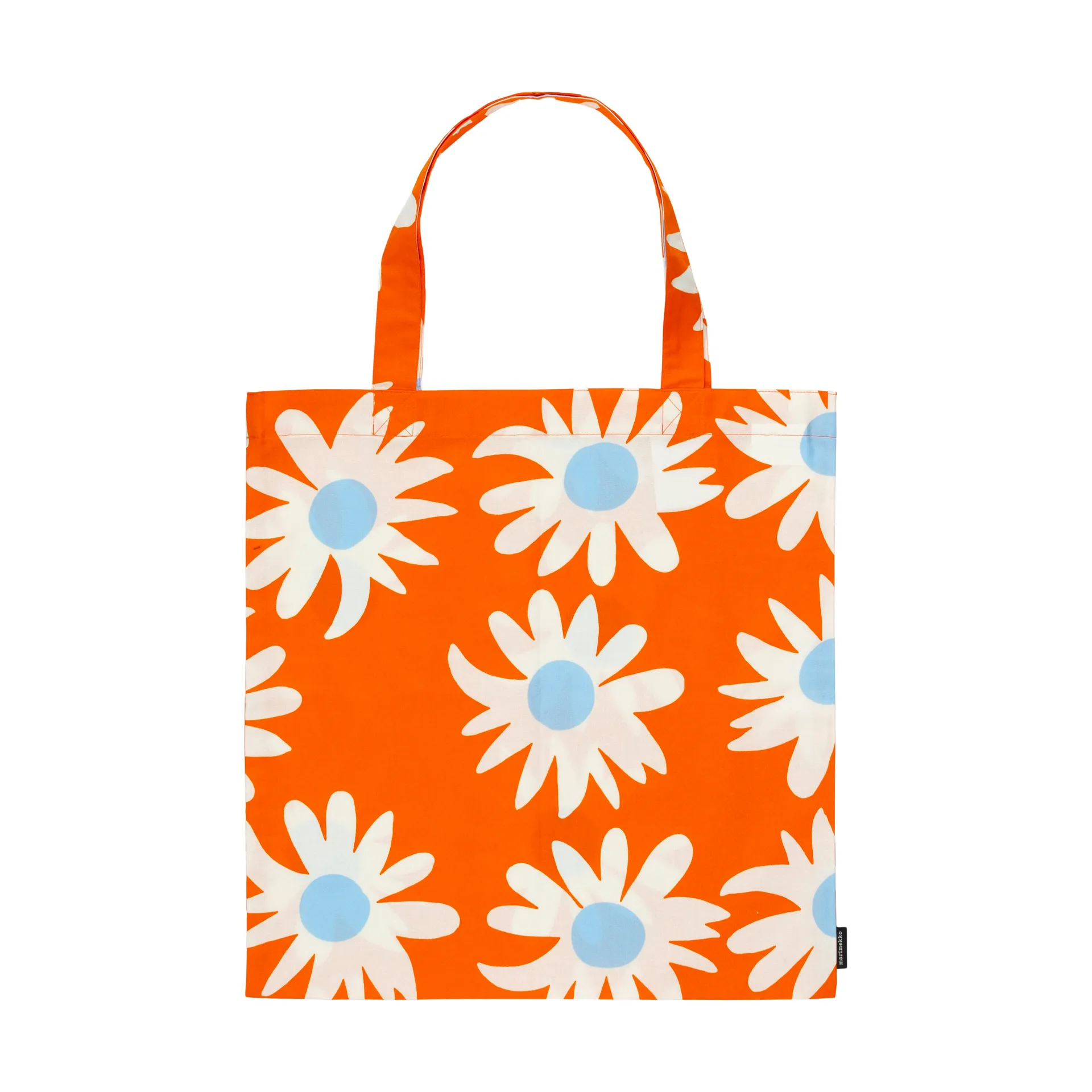Torba Rakastaa ei rakasta 44x43 cm, Orange-Off-white-light blue Marimekko