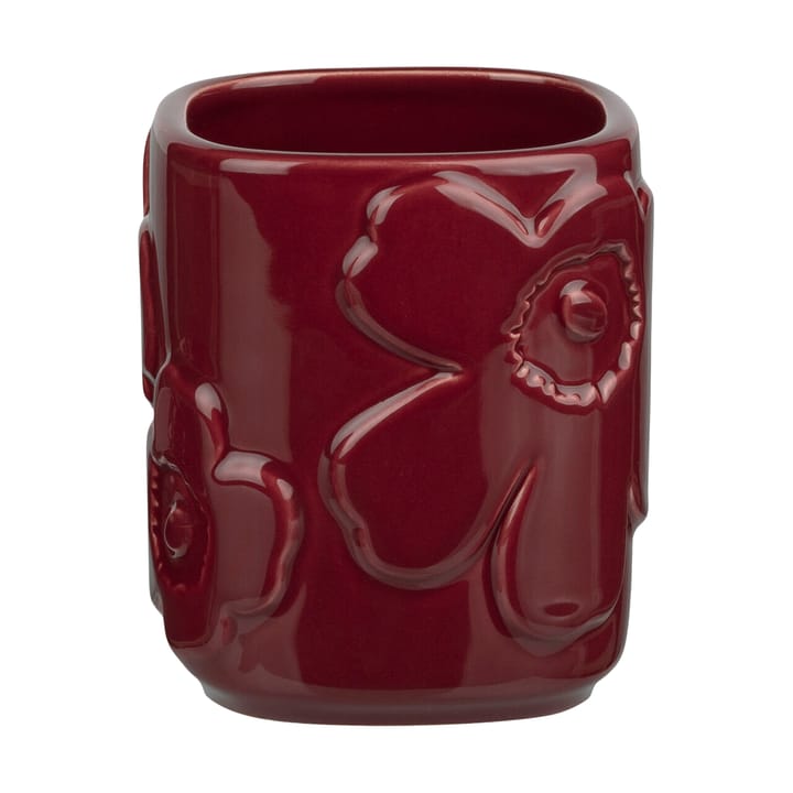 Uchwyt na szczoteczki do zębów Unikko  - Burgundy - Marimekko
