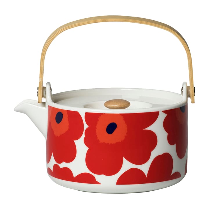Unikko czajniczek 0,7 l - Red-white - Marimekko