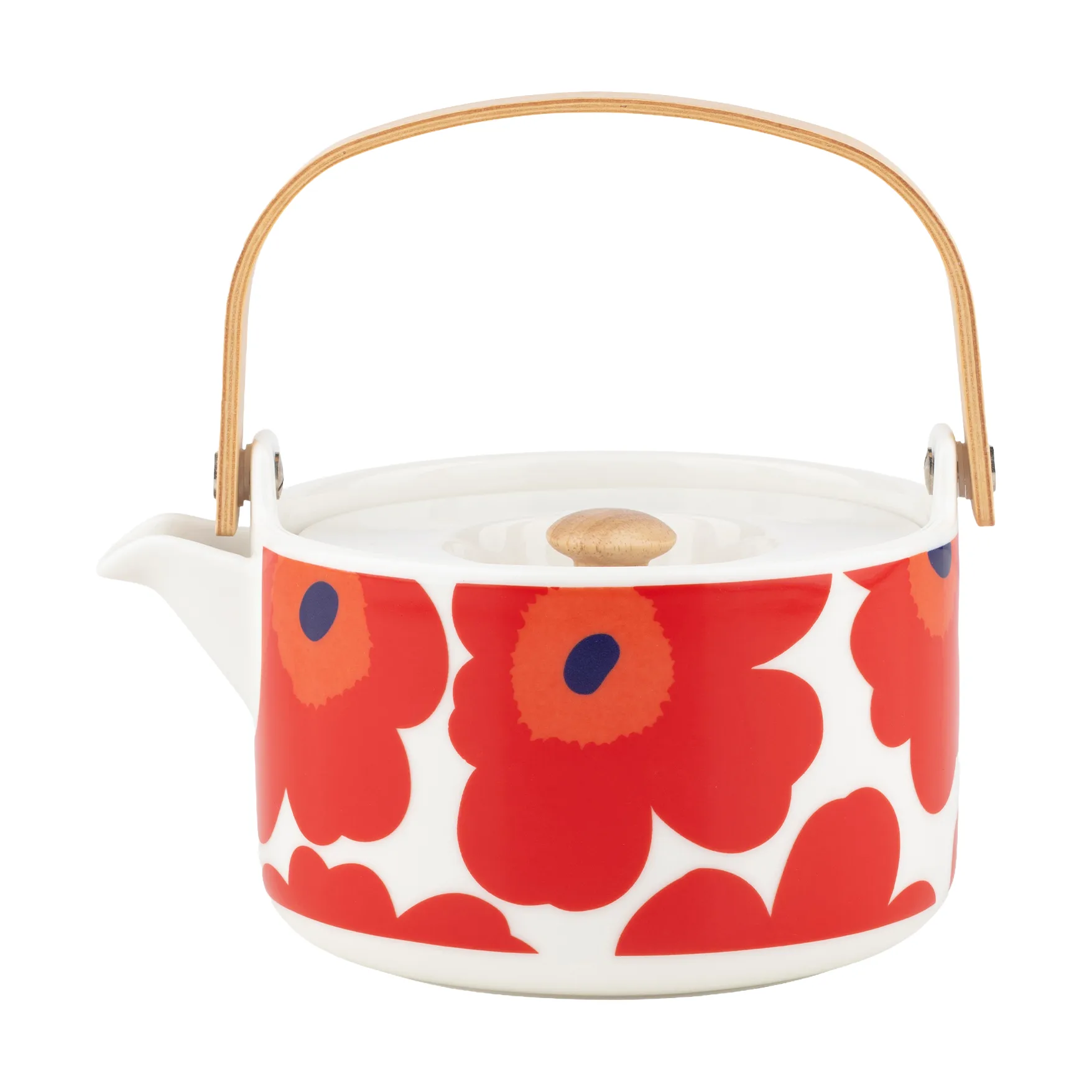 Unikko czajniczek 0,7 l, White-red-blue Marimekko