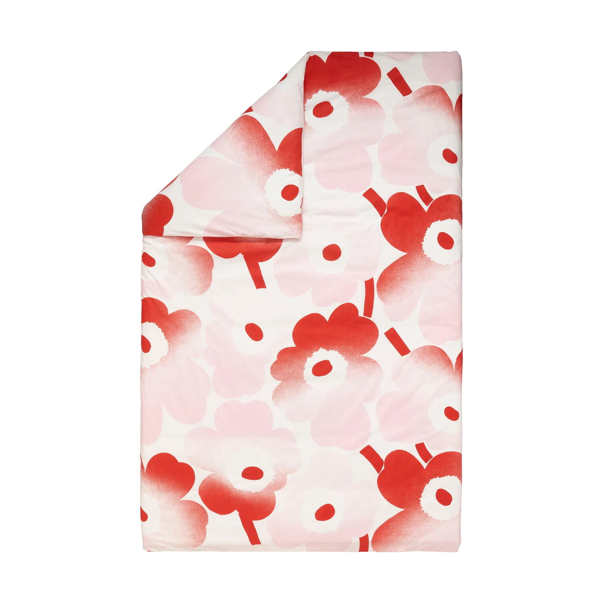 Unikko Häivähdys komplet pościeli 150x210 cm, 50x60 cm, Różowy Marimekko