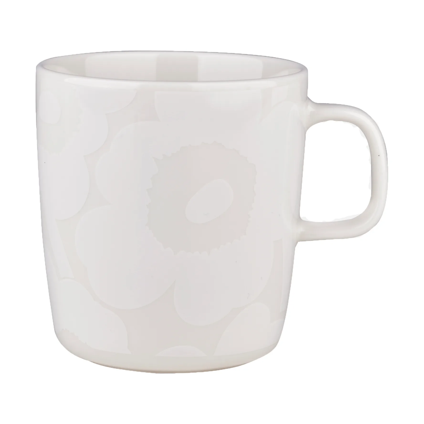 Unikko kubek 400 ml, White-off white Marimekko