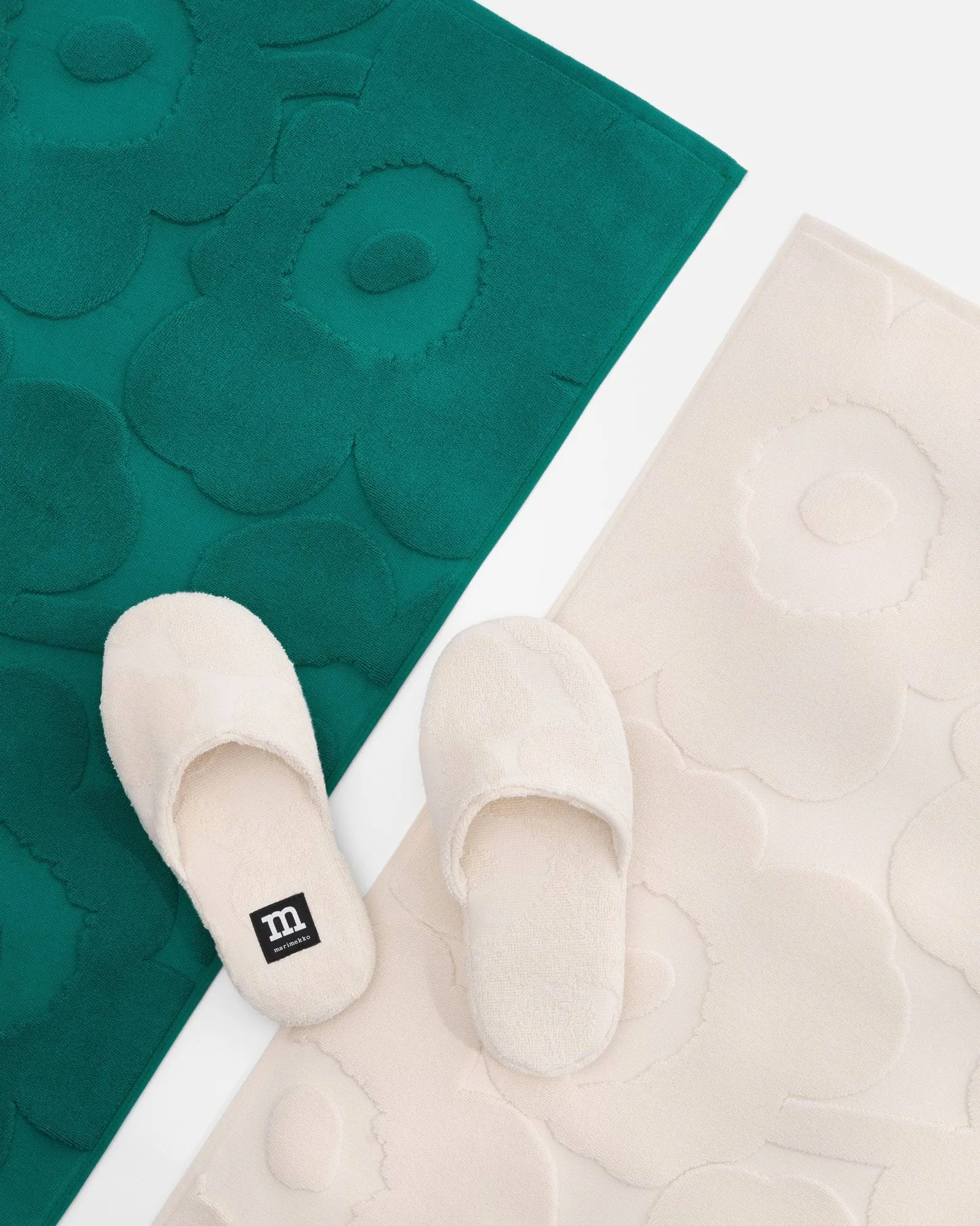 Unikko mata łazienkowa, Emerald Marimekko