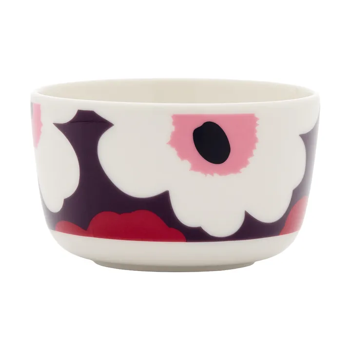 Unikko miska 250 ml - White-plum-cranberry-pink - Marimekko
