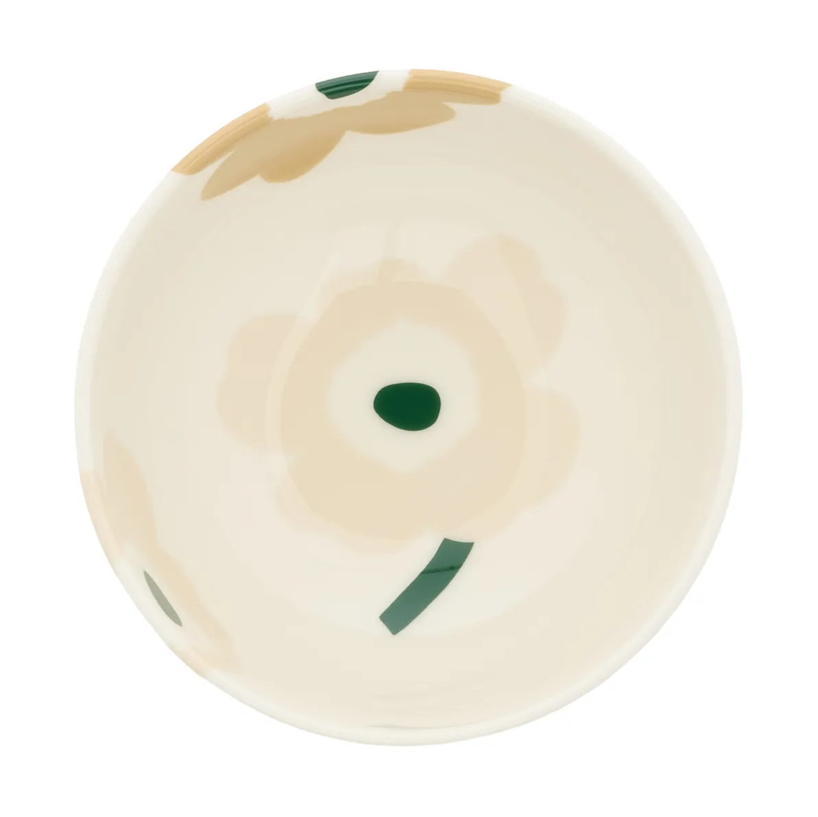 Unikko miska 300 ml, Beżowy-biały-jasny piaskowy-ciemnozielony Marimekko