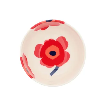 Unikko miska 300 ml - Biało-czerwono-niebieski - Marimekko