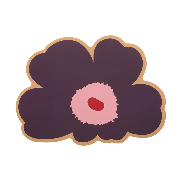 Unikko podkładka na stół - Korek-śliwka-róż-żurawina - Marimekko