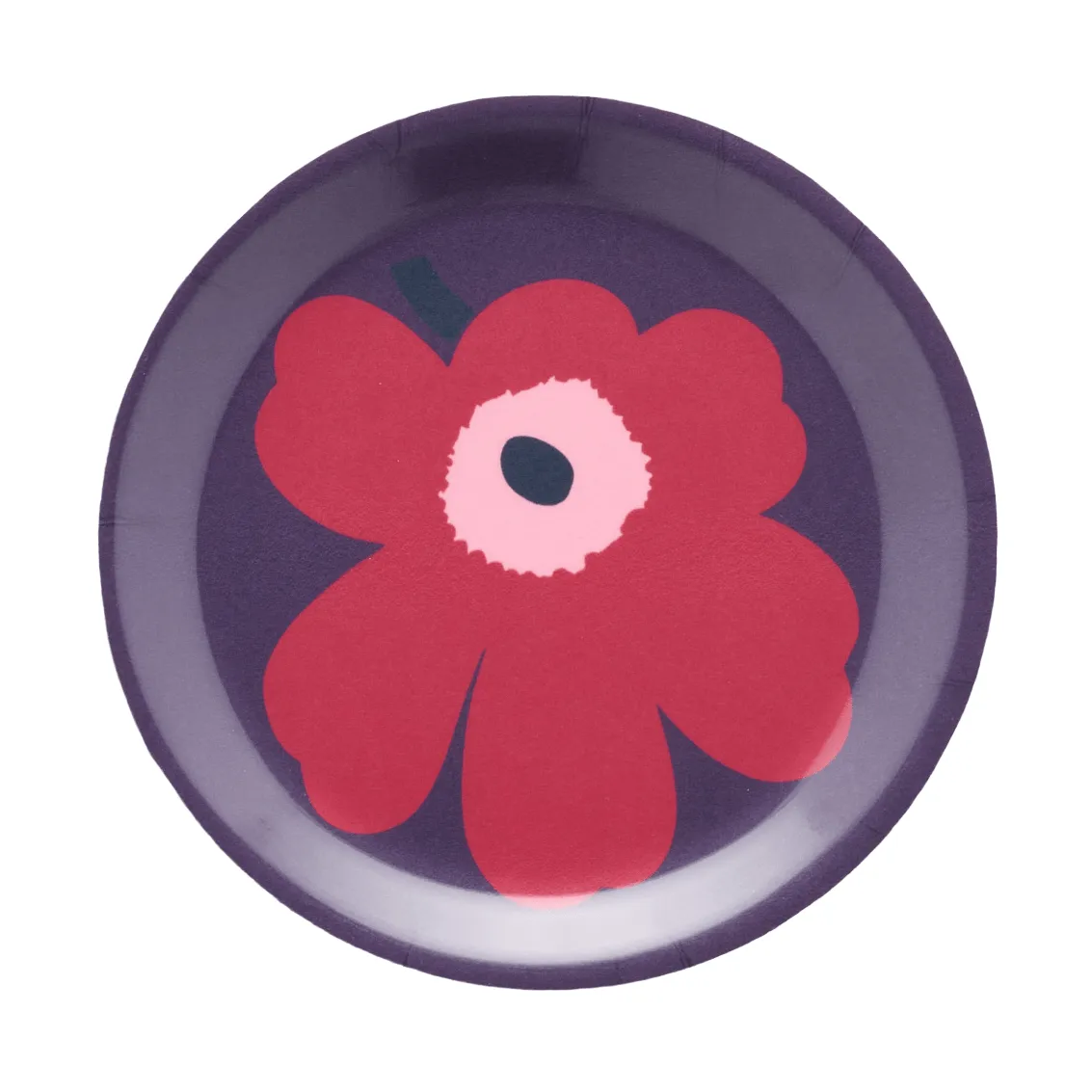 Unikko podkładki pod szklanki, Śliwka-żurawina-róża, Ø11 cm Marimekko