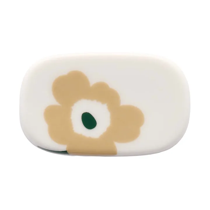 Unikko podstawka pod pałeczki - White-light sand-beżowy-ciemnozielony - Marimekko