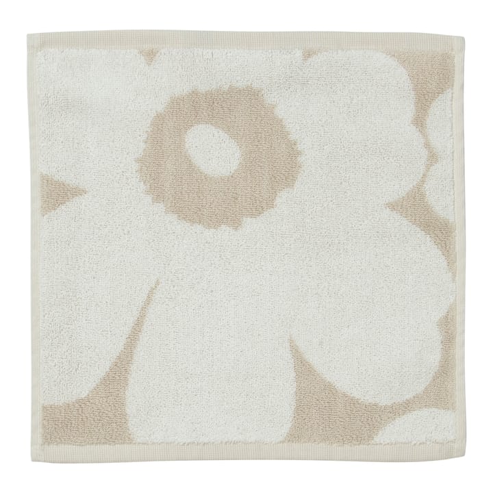 Unikko ręcznik beżowo-biały - 30x30 cm - Marimekko