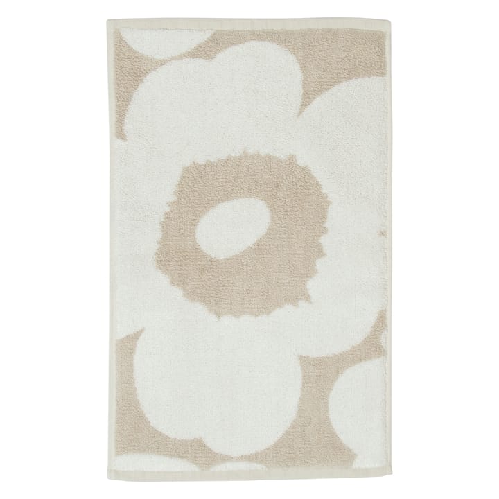 Unikko ręcznik beżowo-biały - 30x50 cm - Marimekko
