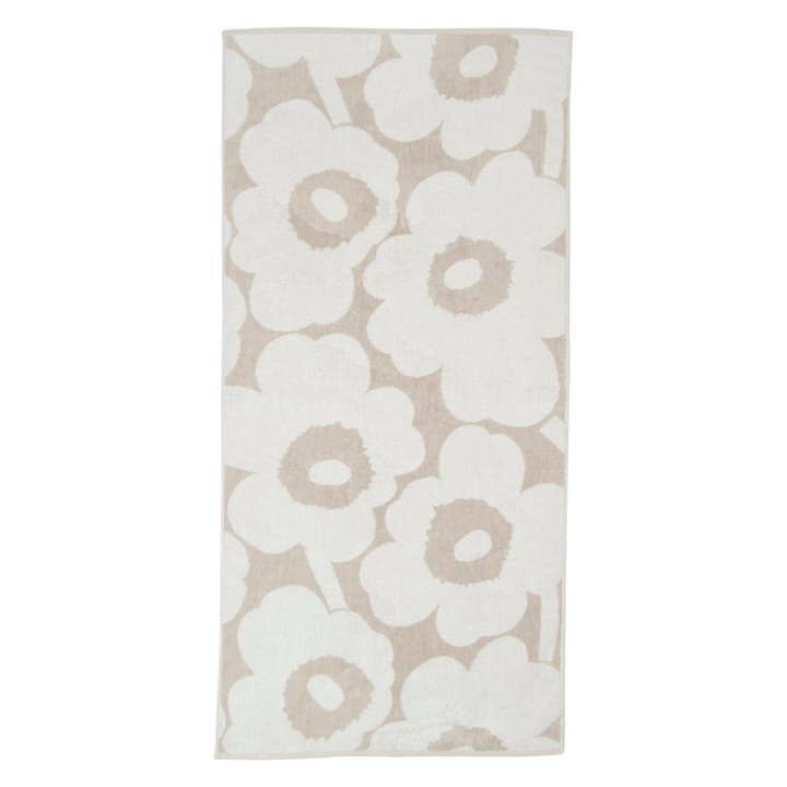 Unikko ręcznik beżowo-biały, 70x150 cm Marimekko