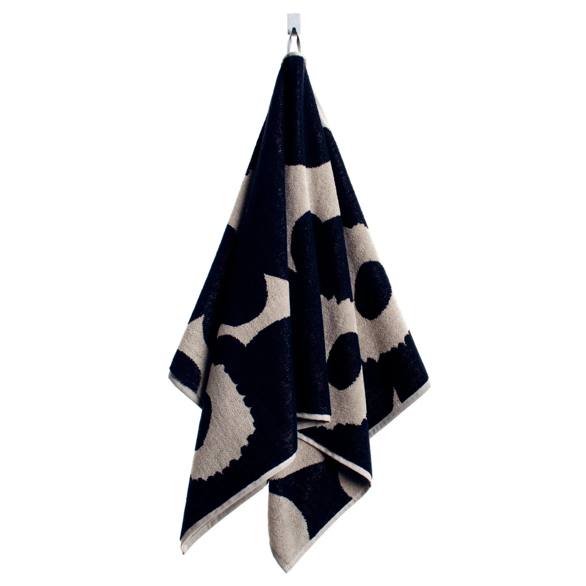 Unikko ręcznik black-sand,  Marimekko