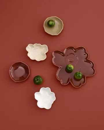 Unikko shape talerz - Kasztan - Marimekko