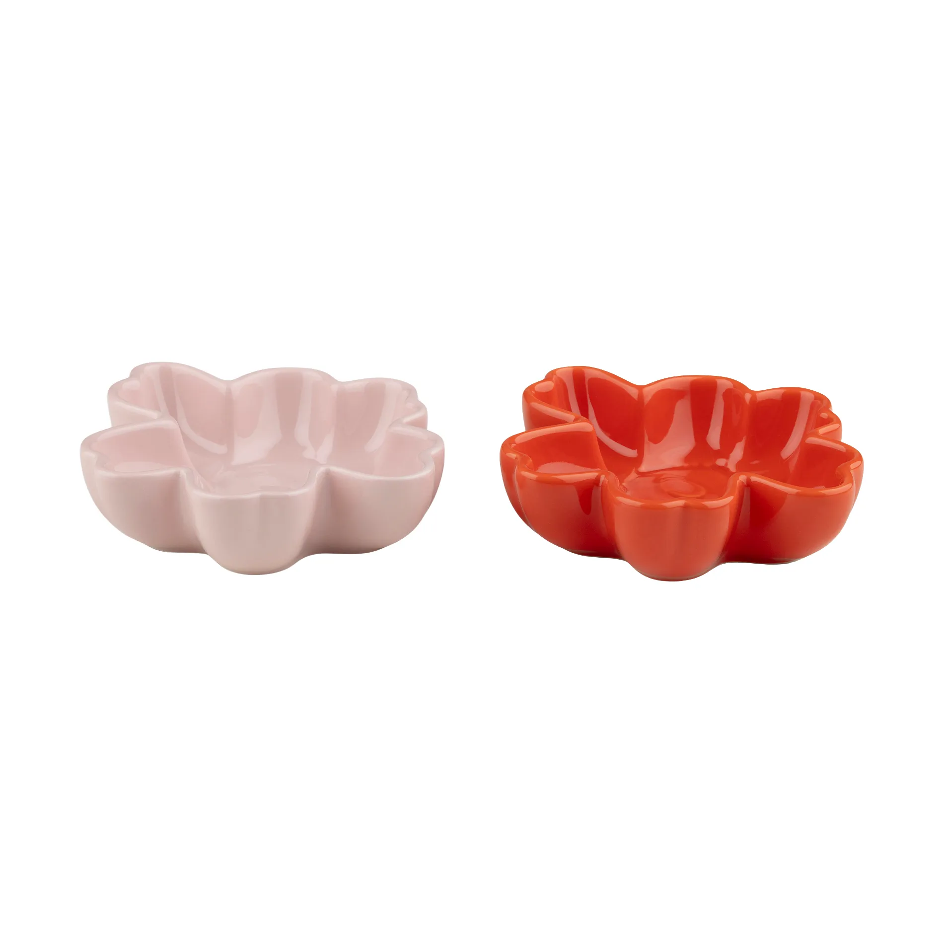 Zestaw 2 misek Unikko Shape Ø11 cm, Pink-orange red Marimekko