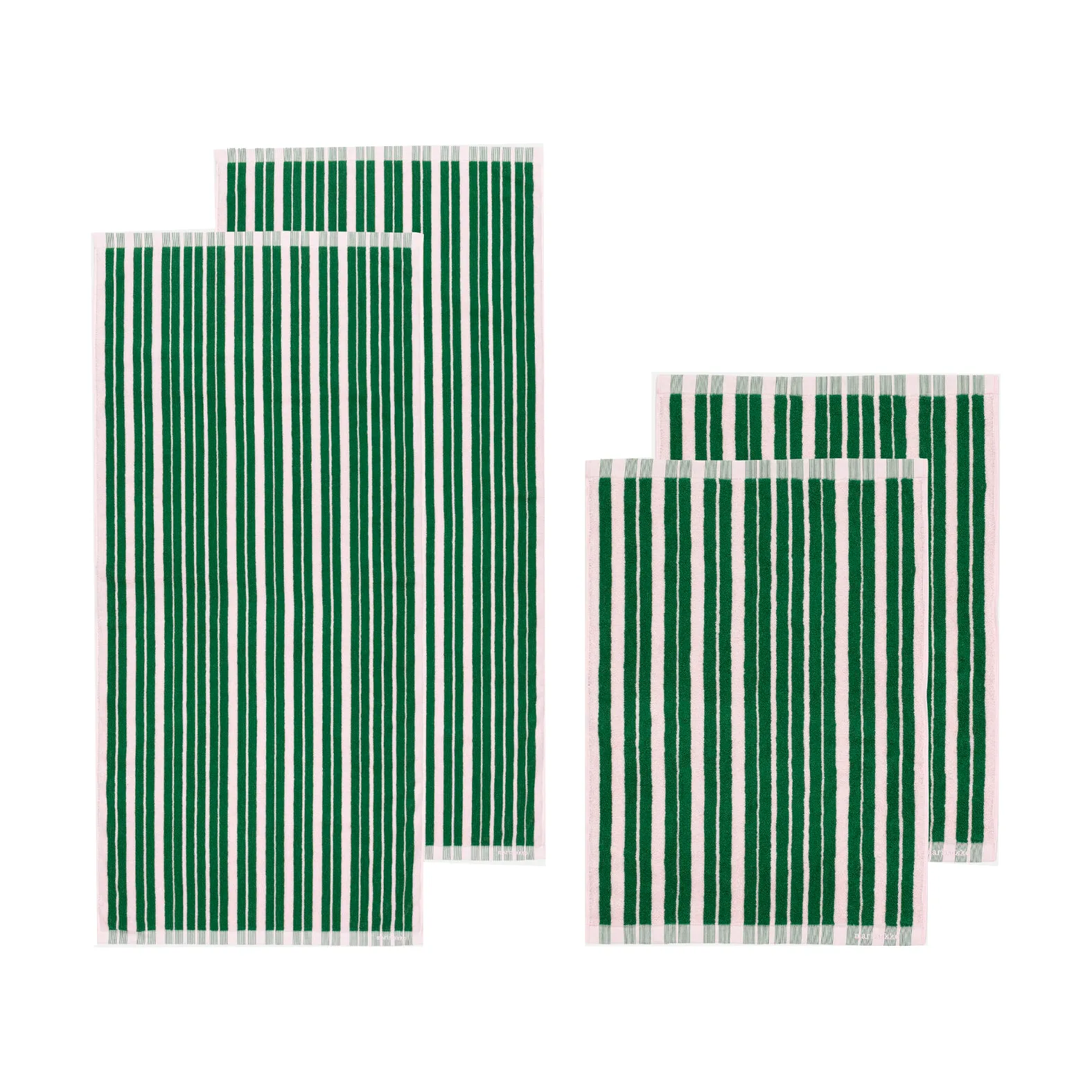 Zestaw ręczników Raide, 4 szt., Green Marimekko