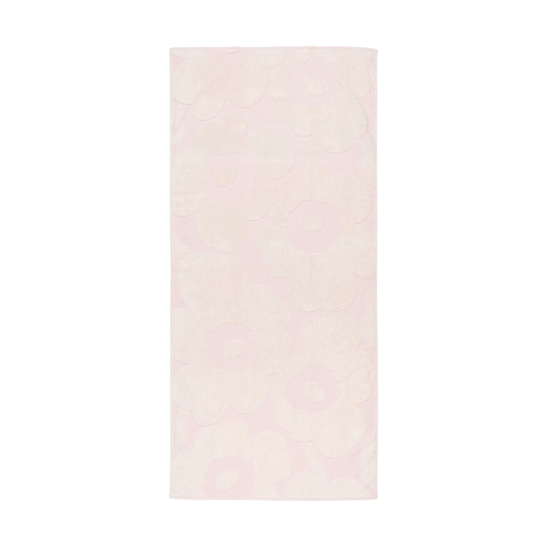 Zestaw ręczników Unikko 3 części, White-light pink Marimekko
