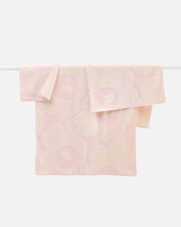 Zestaw ręczników Unikko 3 części - White-light pink - Marimekko