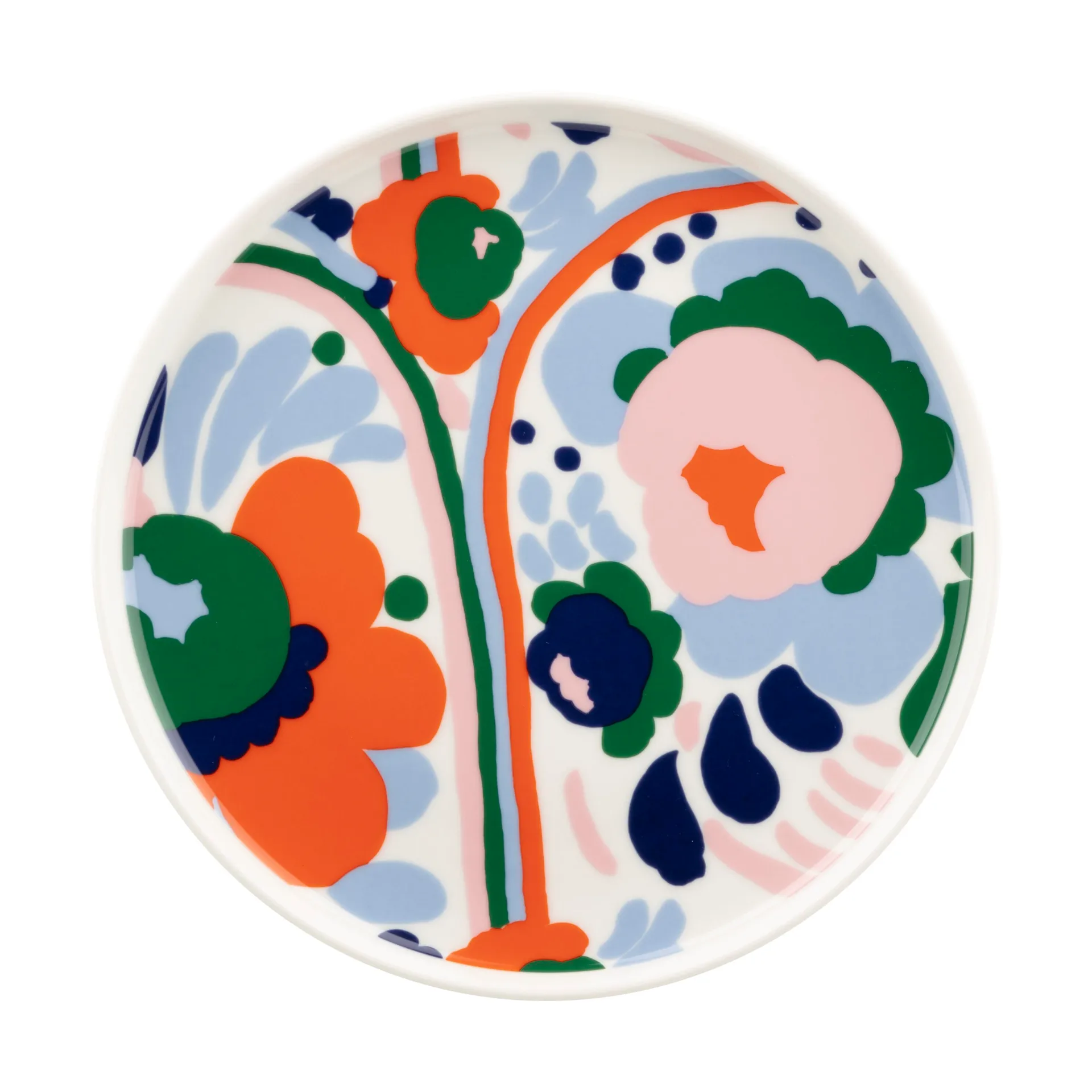 Zestaw serwisowy Karuselli 4 części, White-orange-blue-emerald Marimekko