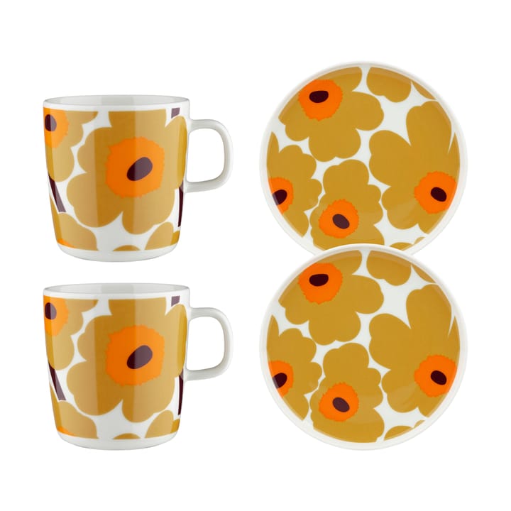 Zestaw śniadaniowy Unikko - Beżowy - Marimekko