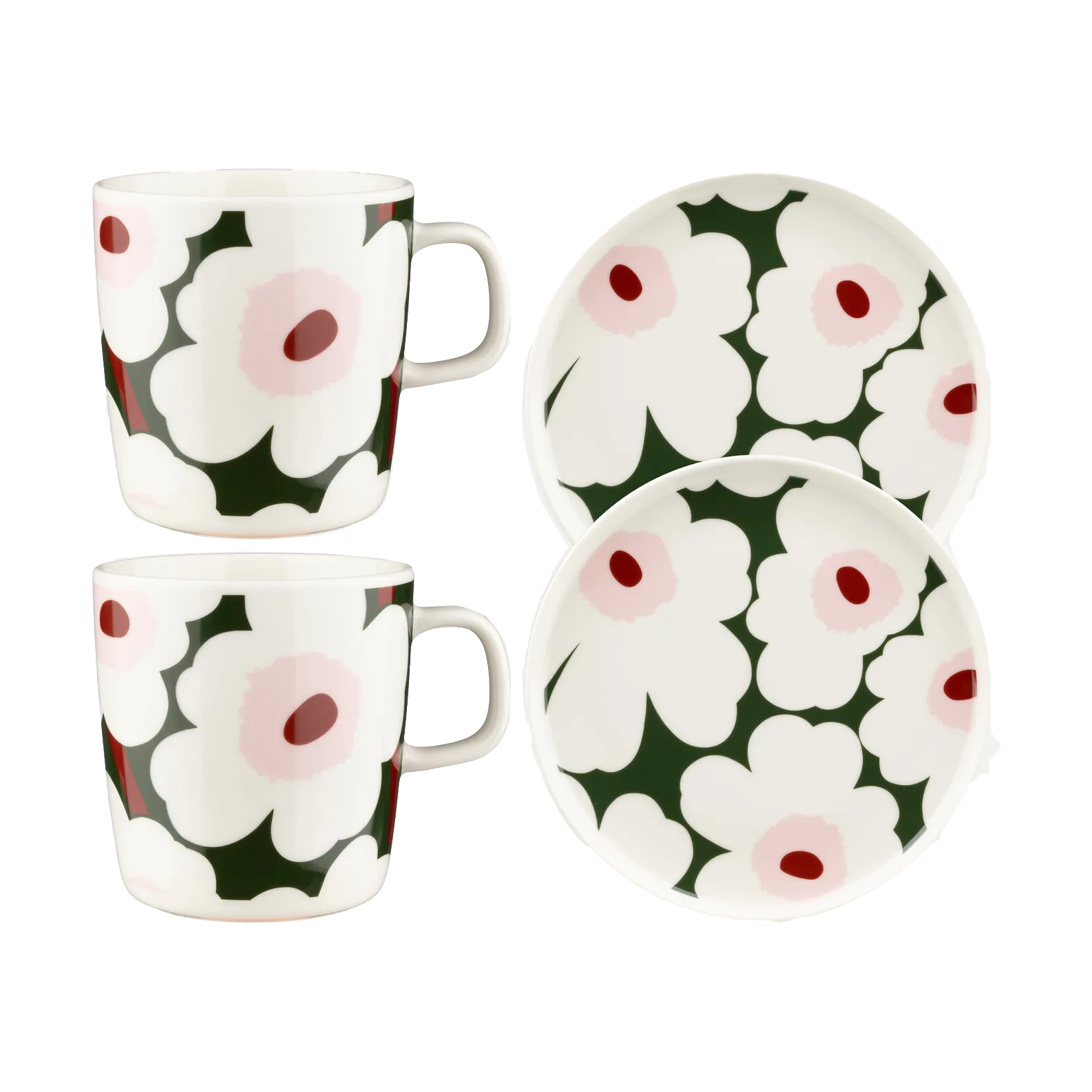 Zestaw śniadaniowy Unikko, Zielony Marimekko