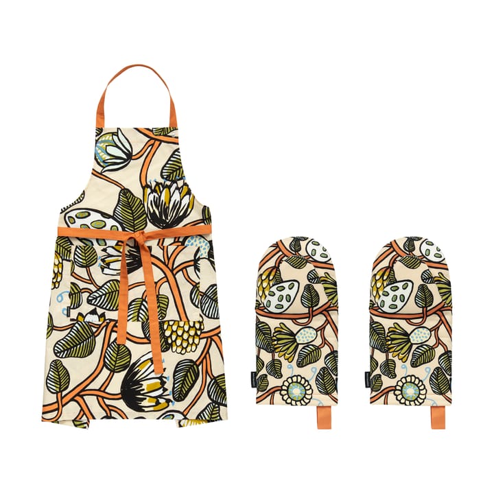 Zestaw tekstylny Tiara, 3 szt. - Beżowy - Marimekko