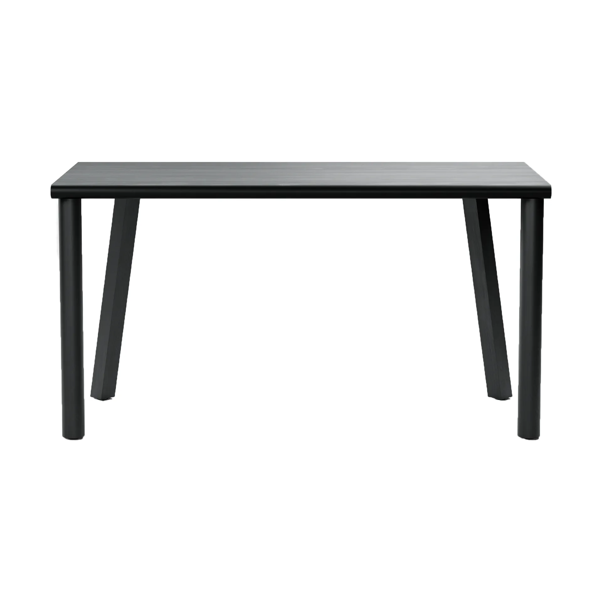 Biurko Homework 140x60 cm, Jesion bejcowany na czarno Massproductions