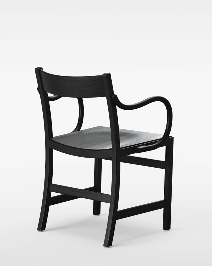 Fotel Waiter XL - Buk lakierowany na czarno - Massproductions
