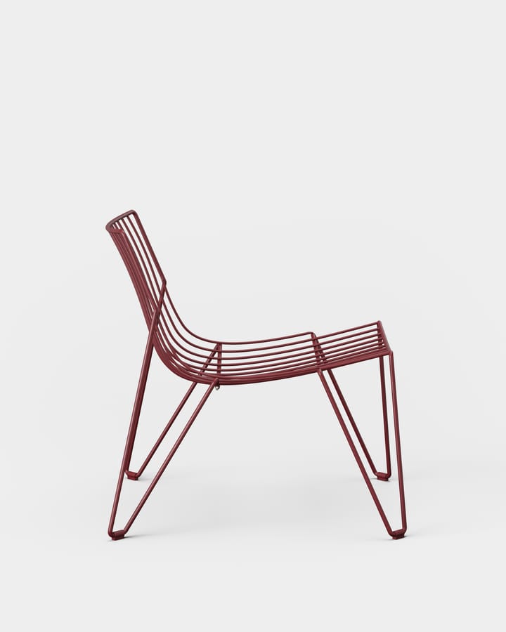Krzesło wypoczynkowe Tio easy chair, Wine Red Massproductions