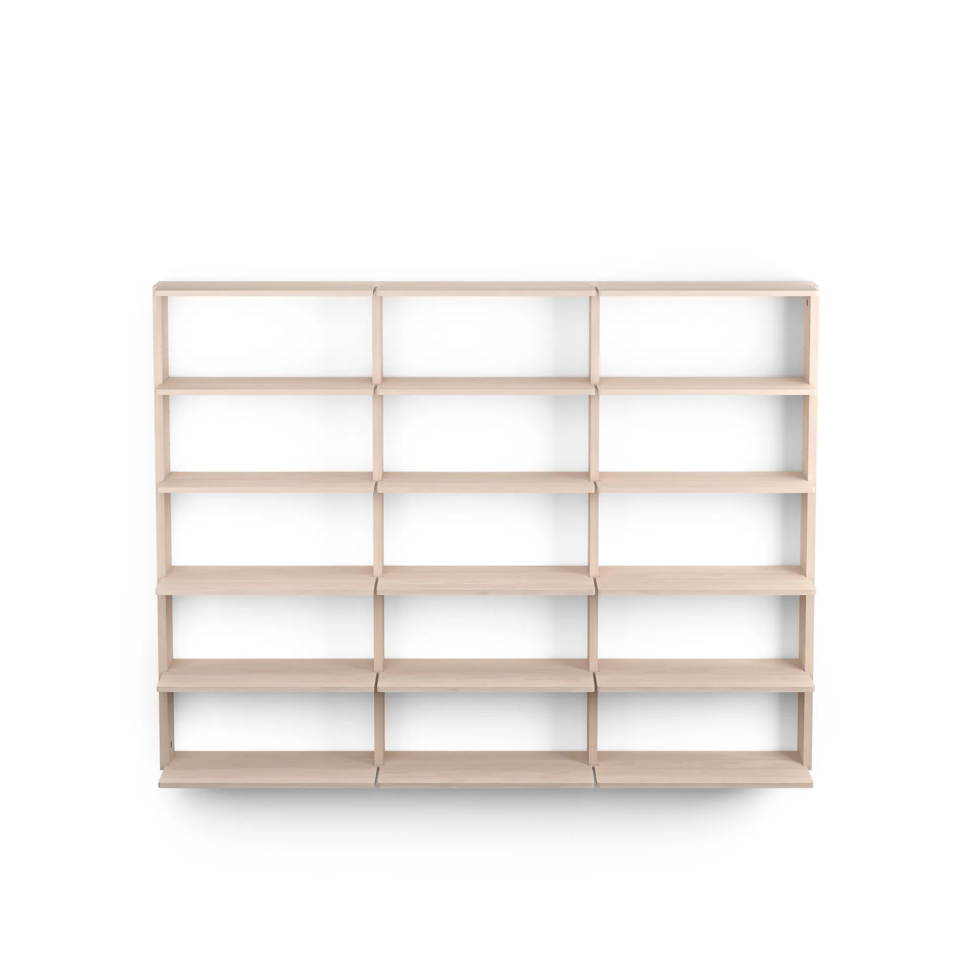 Regał ścienny Gridlock - T3-A9-A9, Natural Ash Massproductions