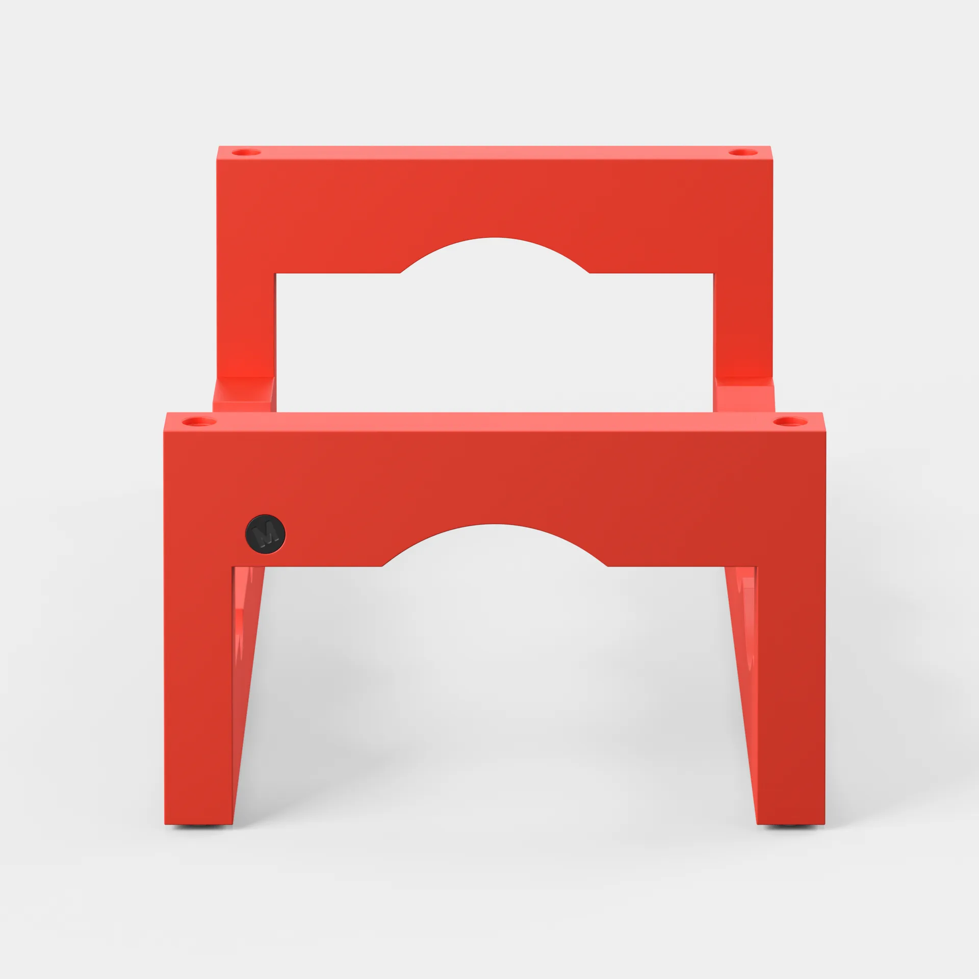 Silo - stojak na wino z możliwością sztaplowania, Czerwony Massproductions