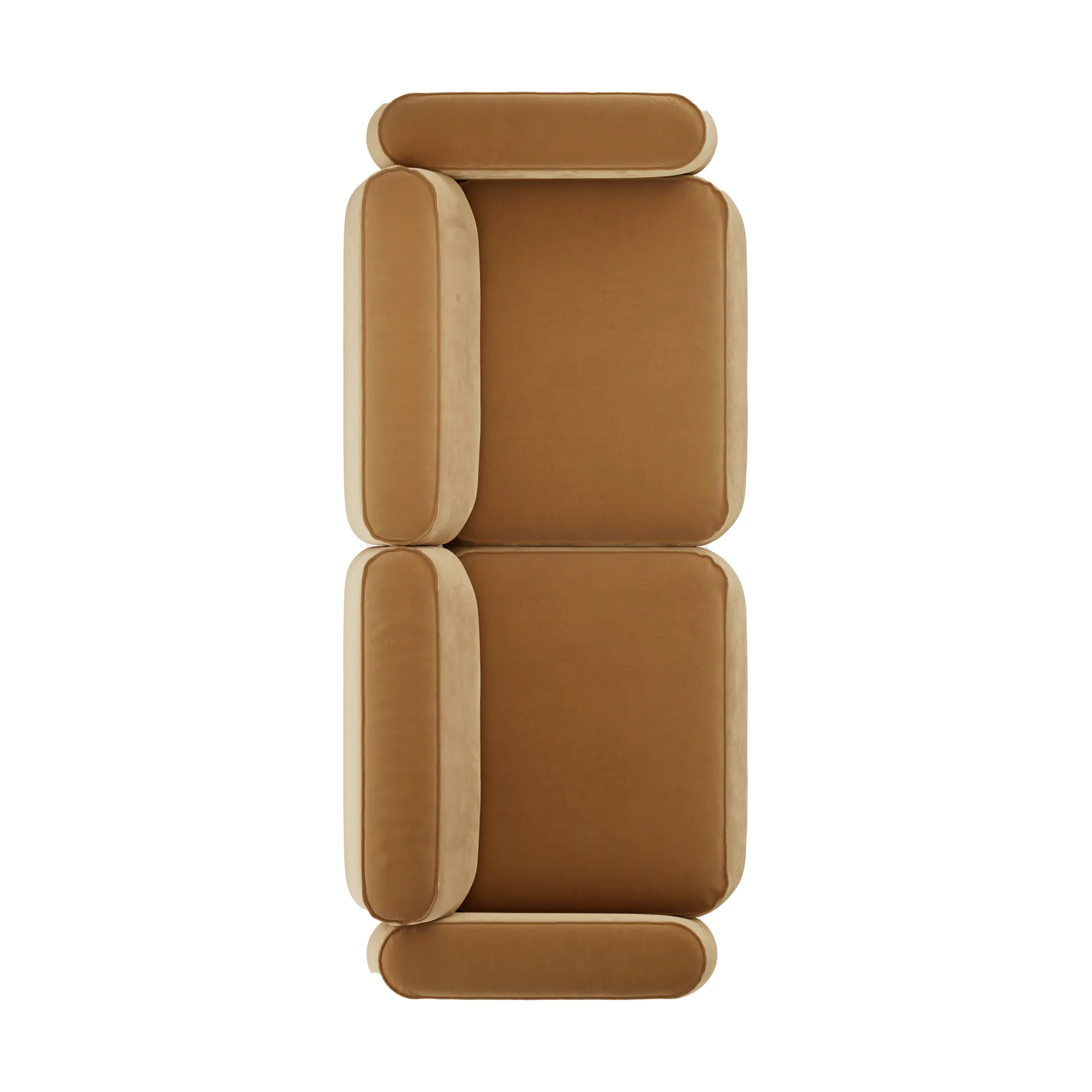 Sofa 2,5-osobowa Patch, Atlantis 91 Cumin Massproductions