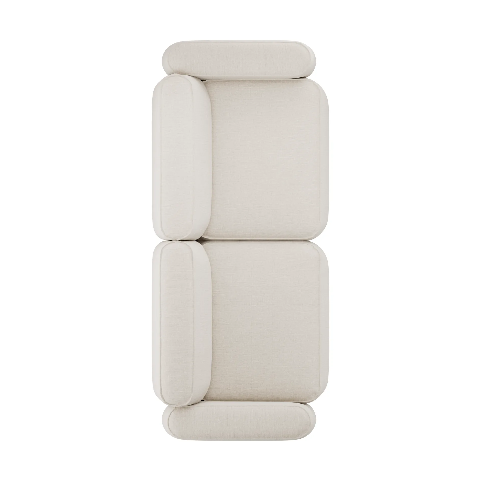 Sofa 2,5-osobowa Patch, Linara 05 Porridge Massproductions