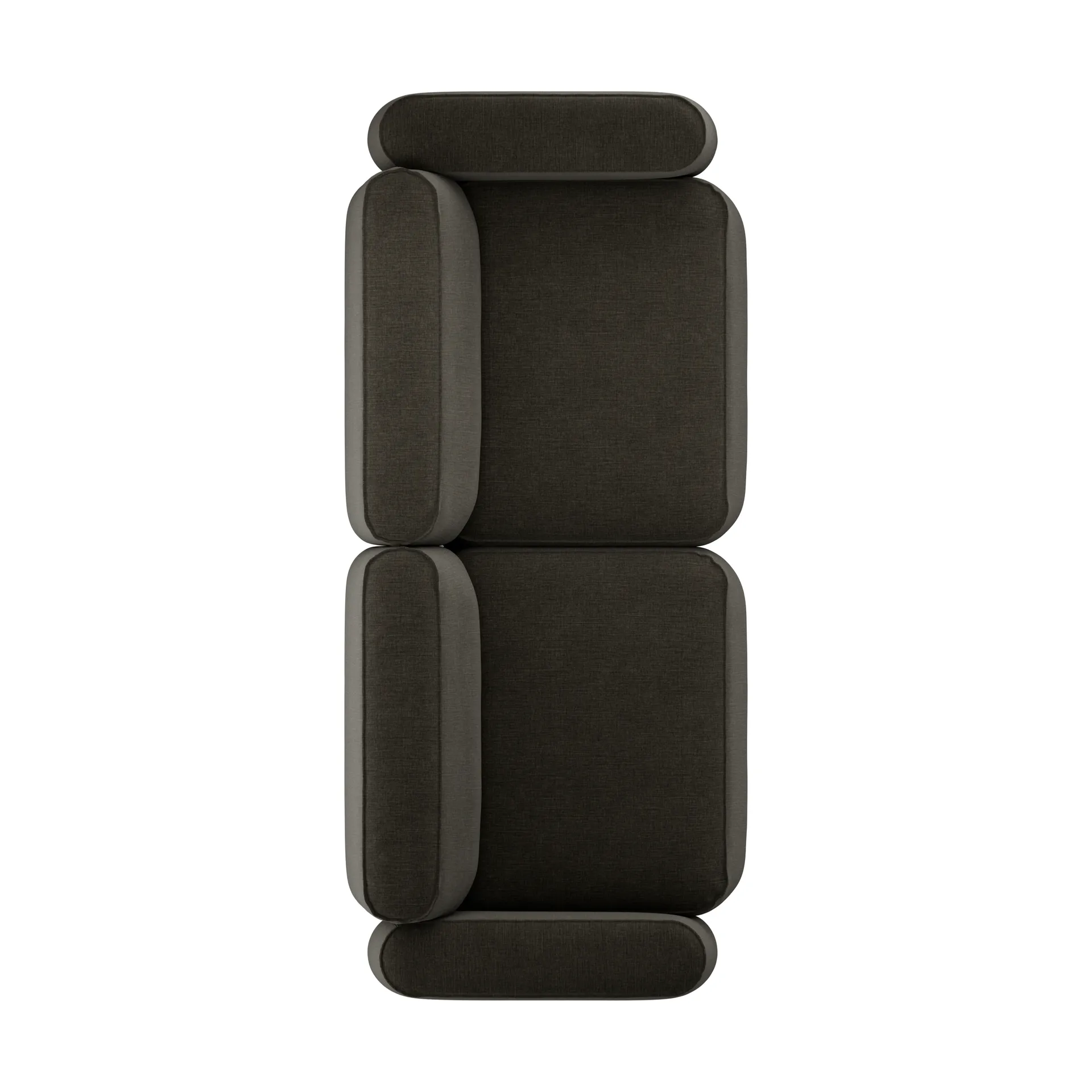 Sofa 2,5-osobowa Patch, Linara 90 Espresso Massproductions