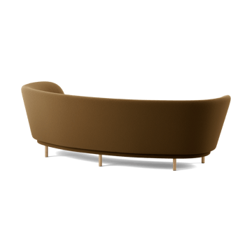 Sofa 3-osobowa Dandy - Black oak - Kirkby Design, Spiral - 23 Monochrome - Massproductions