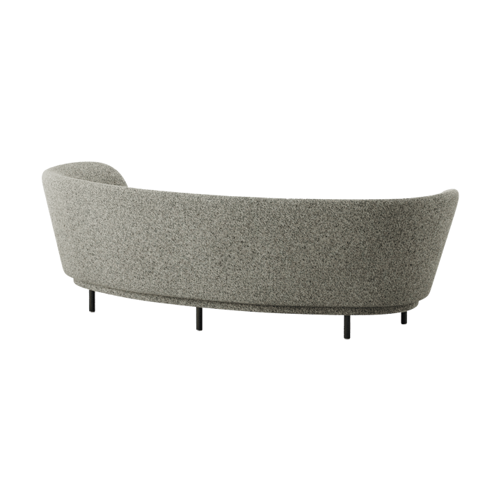Sofa 3-osobowa Dandy, Black oak - Kirkby Design, Spiral - 23 Monochrome Massproductions