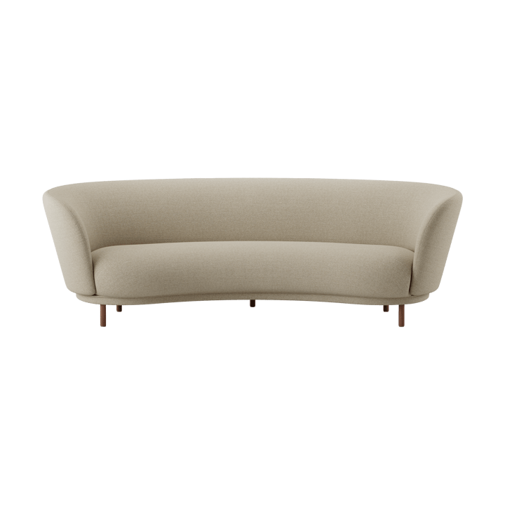 Sofa 3-osobowa Dandy - Walnut-Ecriture 240 - Massproductions
