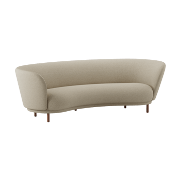 Sofa 3-osobowa Dandy - Walnut-Ecriture 240 - Massproductions