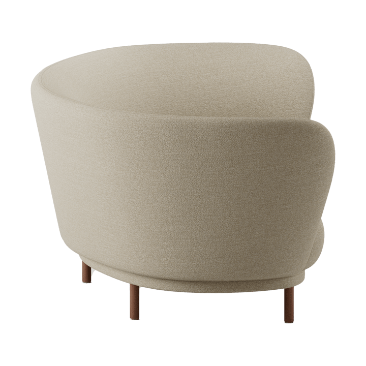 Sofa 3-osobowa Dandy, Walnut-Ecriture 240 Massproductions