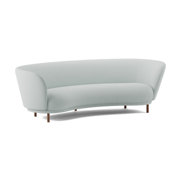 Sofa 3-osobowa Dandy - Walnut-Linara 253 Swedish Grey - Massproductions