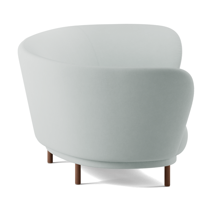 Sofa 3-osobowa Dandy, Walnut-Linara 253 Swedish Grey Massproductions