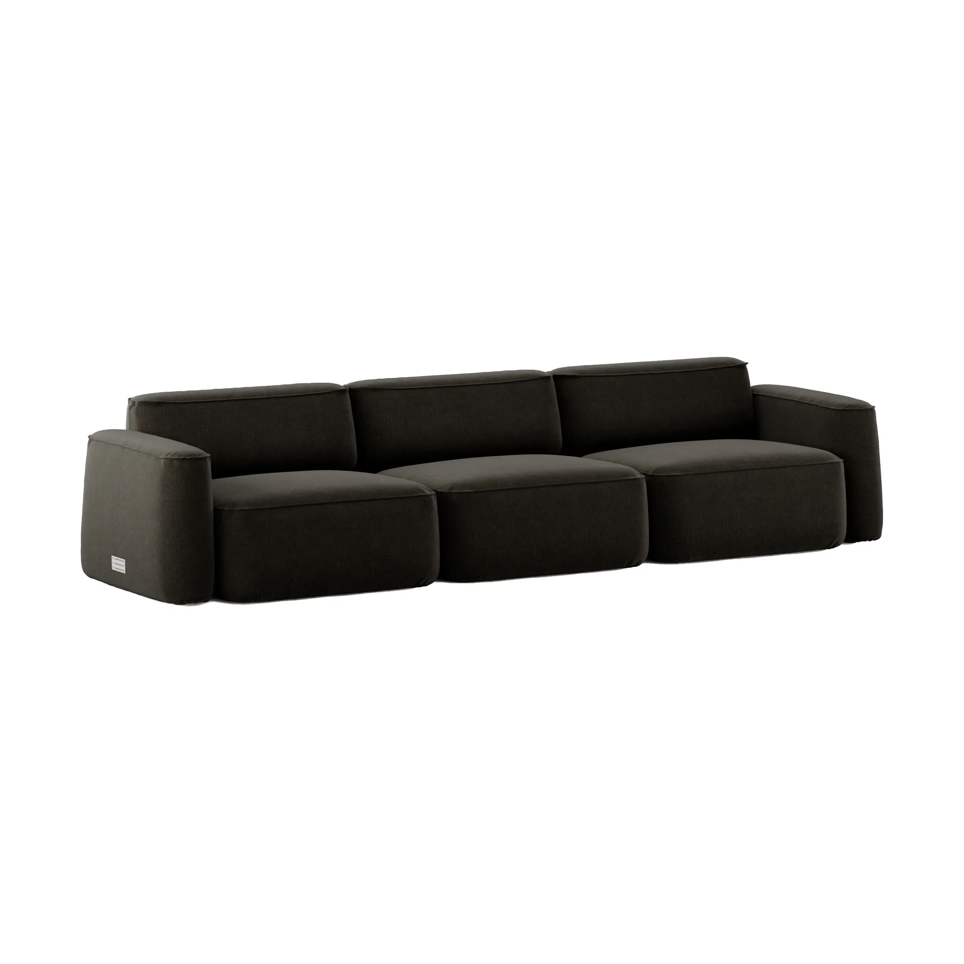 Sofa 3-osobowa Patch, Linara 90 Espresso Massproductions