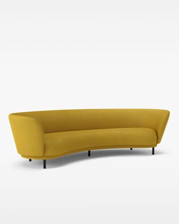 Sofa 4-osobowa Dandy - Dąb bejcowany-Sacho Safire 017 - Massproductions