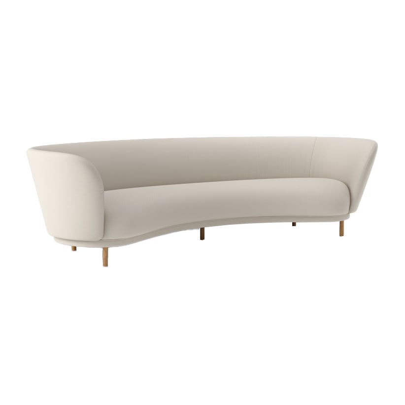 Massproductions Sofa 4-osobowa Dandy Dąb-Geneva Shingle - 2854/120