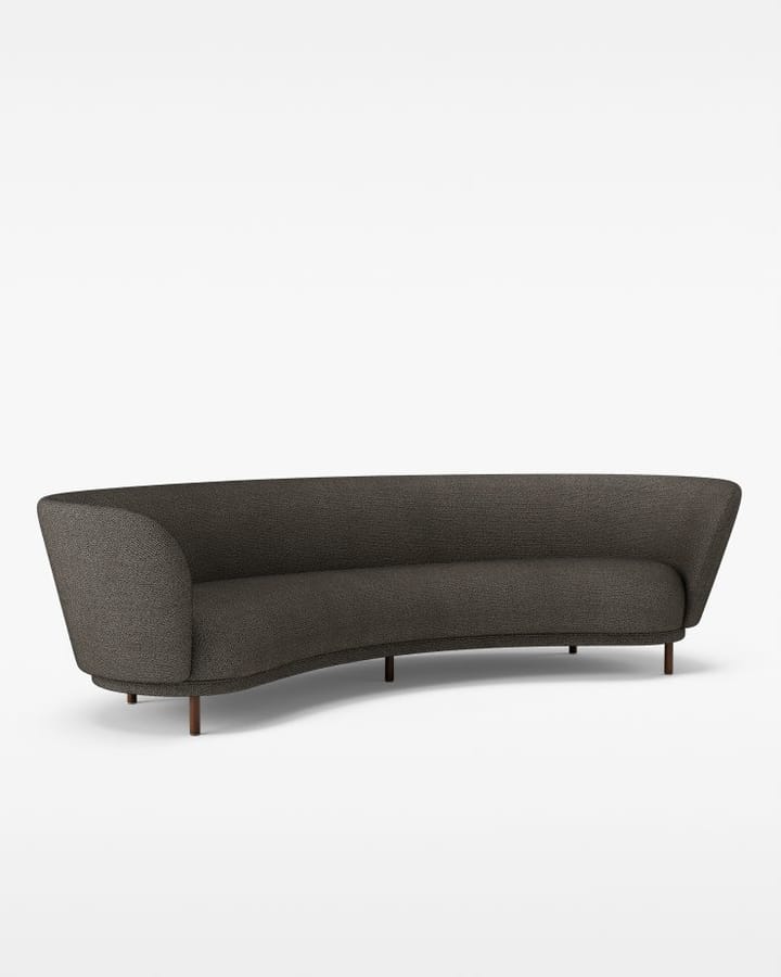 Sofa 4-osobowa Dandy, Orzech-Sacho Safire 001 Massproductions