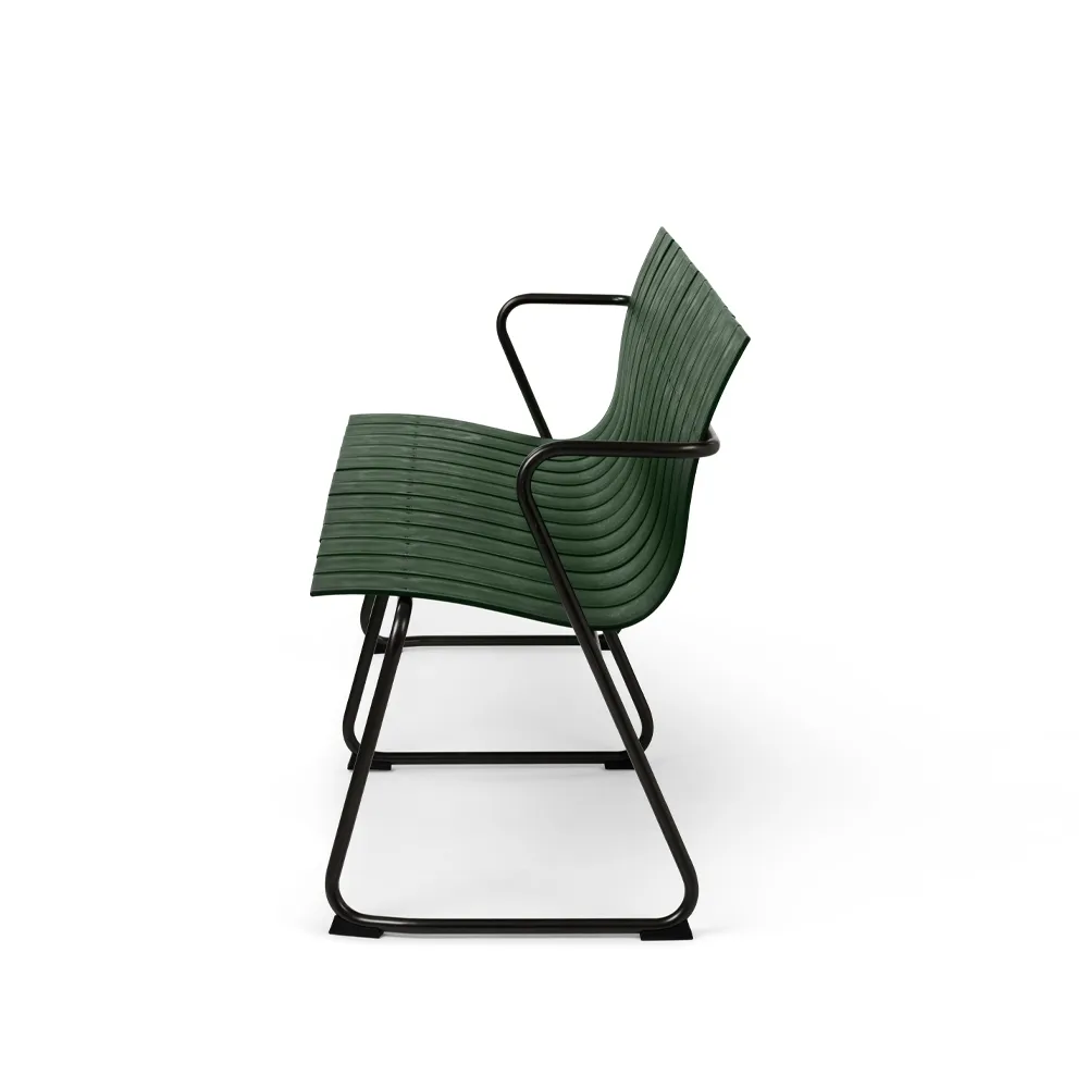 Ławka Ocean, green Mater