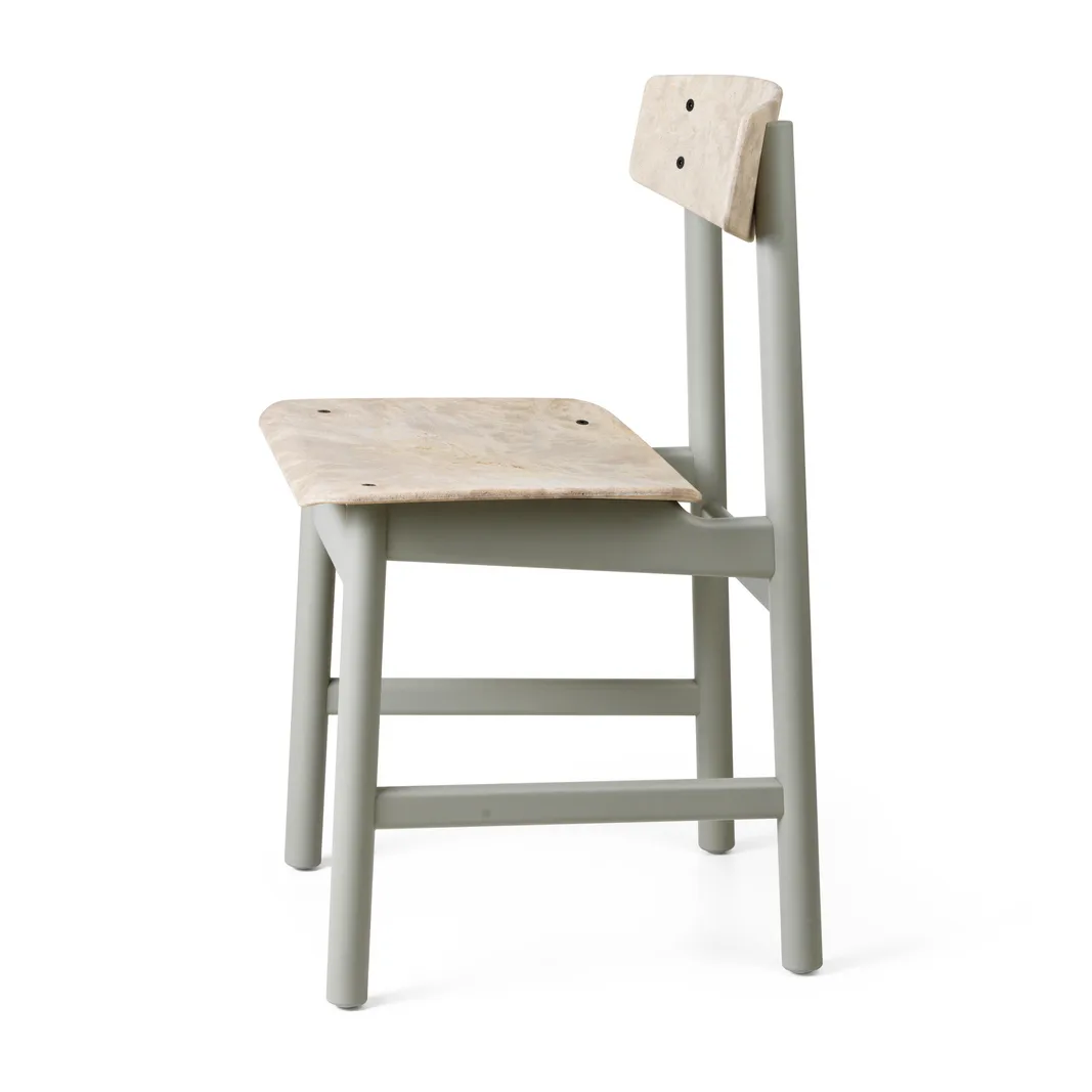 Krzesło Conscious BM3162, Grey beech-wood waste grey Mater
