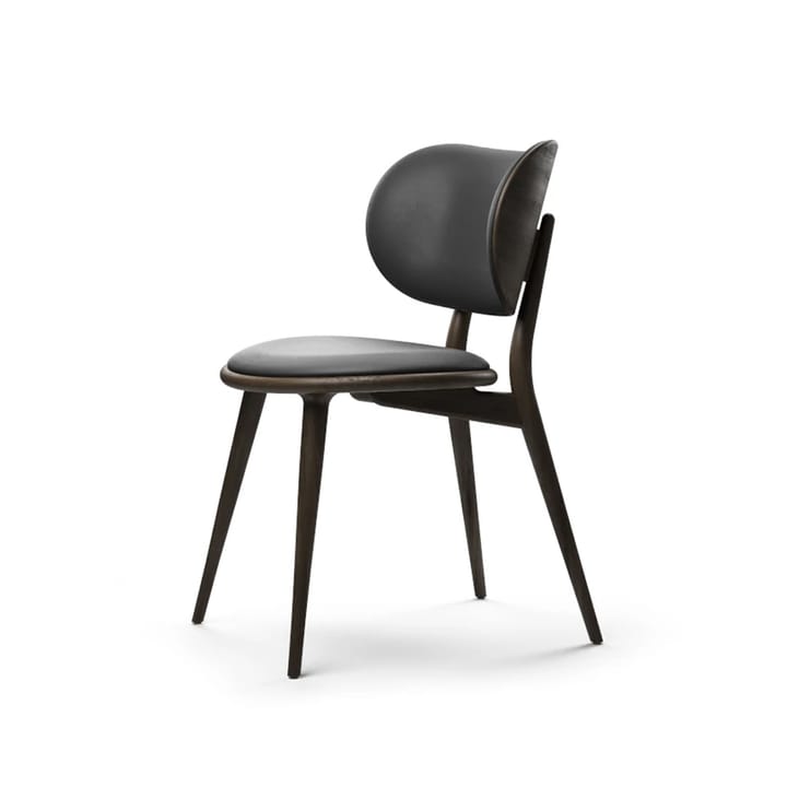 Krzesło The Dining Chair - skóra czarny, buk bejcowany na czarno - Mater