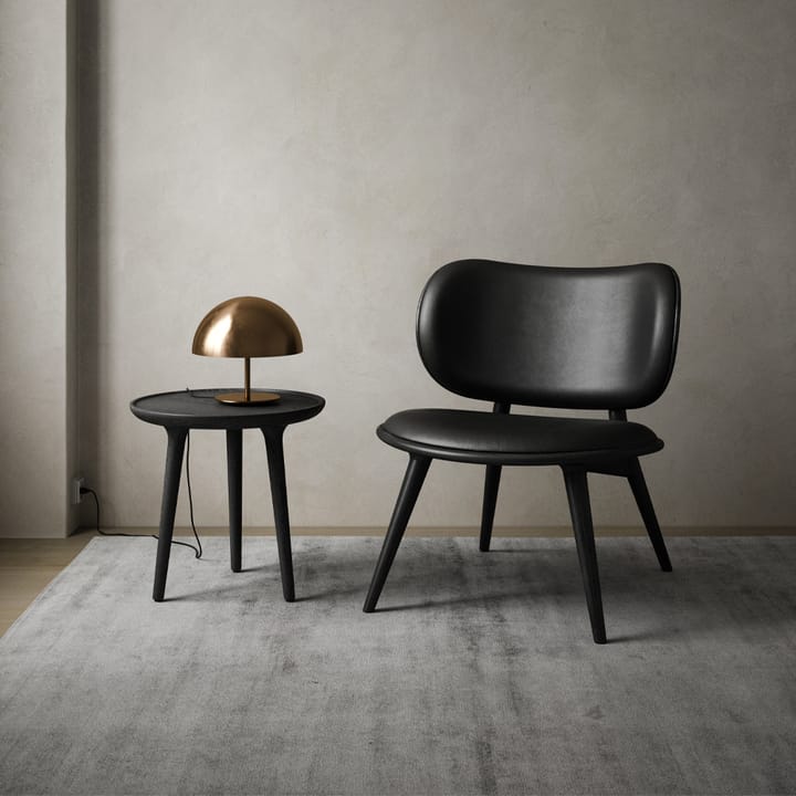 Krzesło wypoczynkowe The Lounge Chair - skóra natural, stojak dębowy lakier matowy - Mater