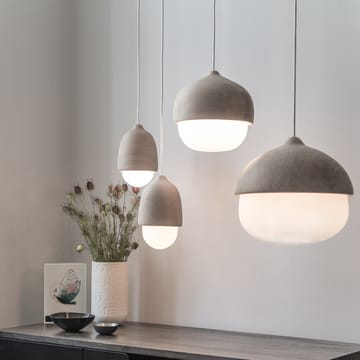 Lampa wisząca Terho - opal, medium - Mater